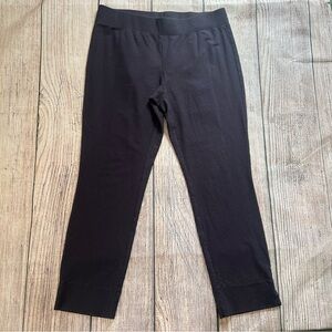 Eileen Fisher Black Pull On‎ Crop Pant Leggings Casual Capris Women’s Size Small